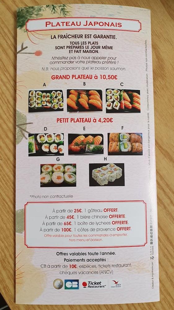 Étoile d’Asie - Menu Image 1